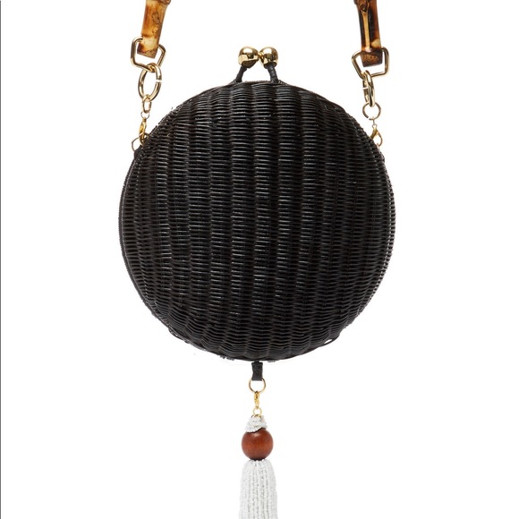 ⭐️ SOLD ⭐️ Anthropologie wicker crossbody bag - Picture 7 of 7